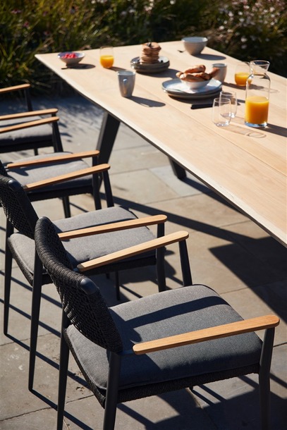 Diphano tuinstoel Ray met of zonder arm (lava) - 1